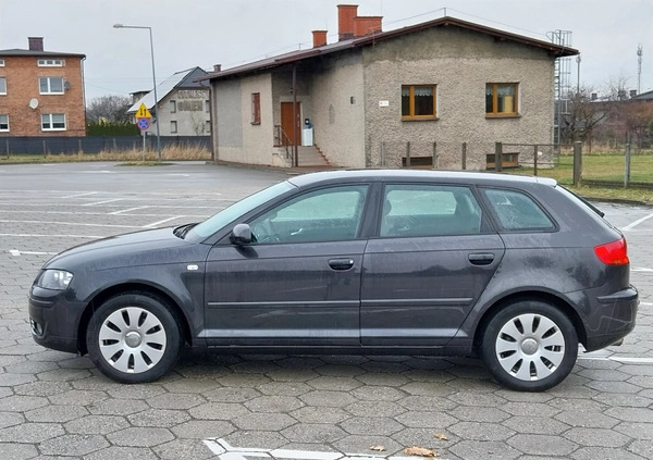 Audi A3 cena 24500 przebieg: 199000, rok produkcji 2007 z Ciężkowice małe 529